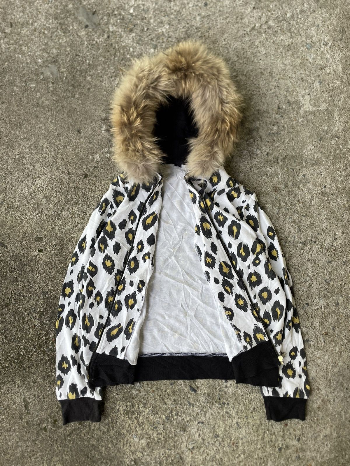Le Grande Bleu (L.G.B.) Japanese Brand Leopard Faux Fur Hoodie LGB Style Size US S / EU 44-46 / 1 - 3 Thumbnail