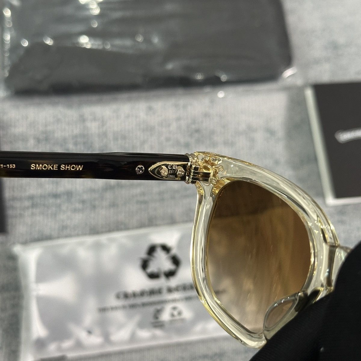 Chrome Hearts CHROME HEARTS SMOKE SHOW SUNGLASSES Size ONE SIZE - 7 Thumbnail