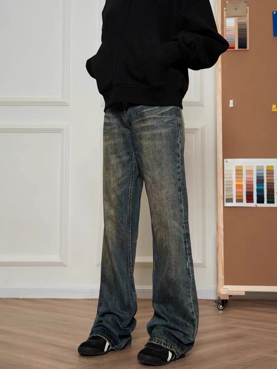 Japanese Brand × Jean Vintage style washed and distressed micro flare jeans Size US 34 / EU 50 - 5 Thumbnail