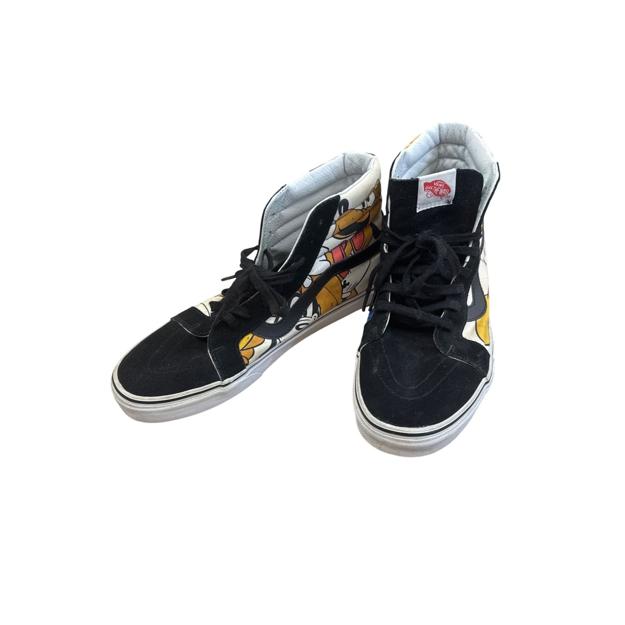 Vans Vans Disney Mens Black Leather High Top Sneakers Shoes Size Size US 10.5 / EU 43-44 - 15 Thumbnail