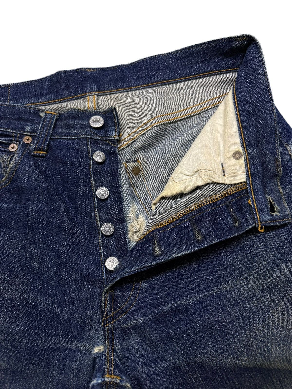 Levi's Vintage Clothing Vintage 90s Levi’s LVC 501XX (1947 Repro) Big E U.S.A | W31 Size US 31 - 12 Thumbnail