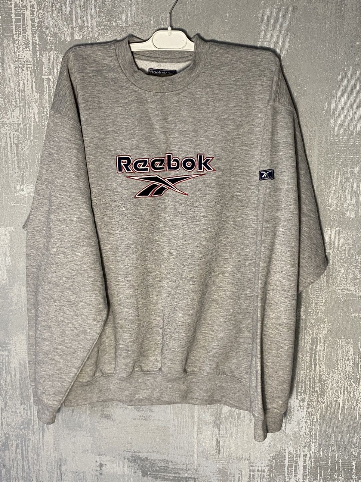 Reebok × Vintage Vintage Reebok Sweatshirt Sweater big Logo Very Rare Size US M / EU 48-50 / 2 - 1 Thumbnail