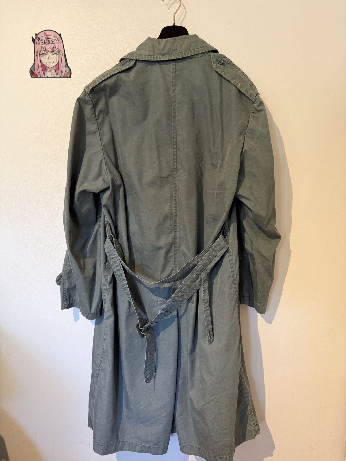 Vintage WW1 Army Trench Coat Size US XL / EU 56 / 4 - 2 Thumbnail