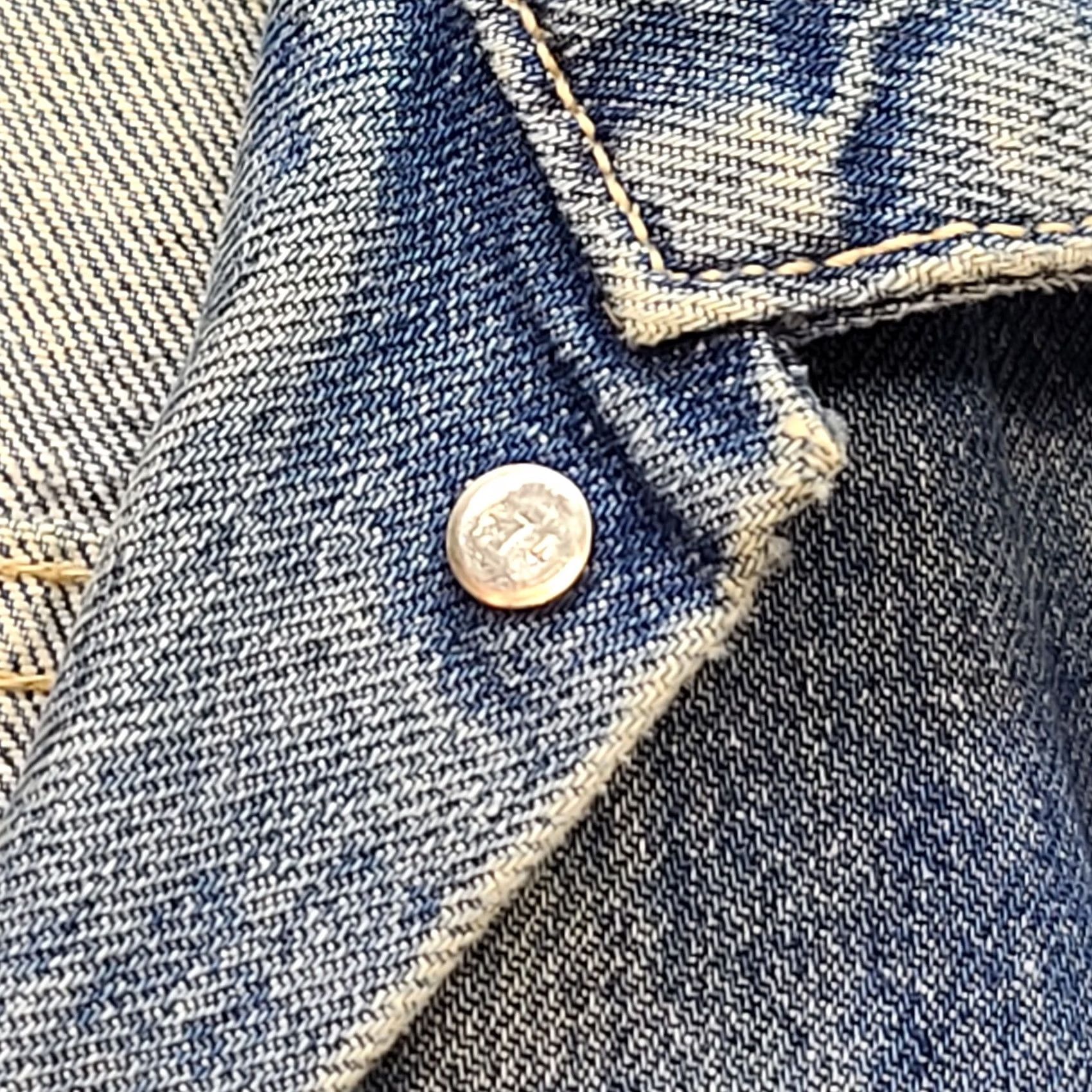Levi's VINTAGE Levi's Trucker Jacket Womens M Levi's Regular Denim Blue 80s Lll Jacket Womens Size 32" / US 10 / IT 46 - 6 Thumbnail