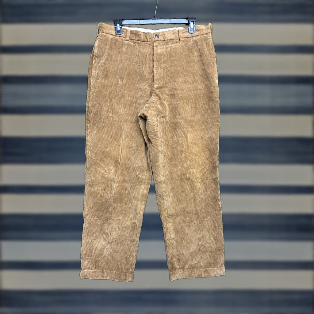 Brooks Brothers Brooks Brothers Corduroy Pants Mens 38x30 Brown Casual Khakis Preppy Size US 38 / EU 54 - 1 Thumbnail