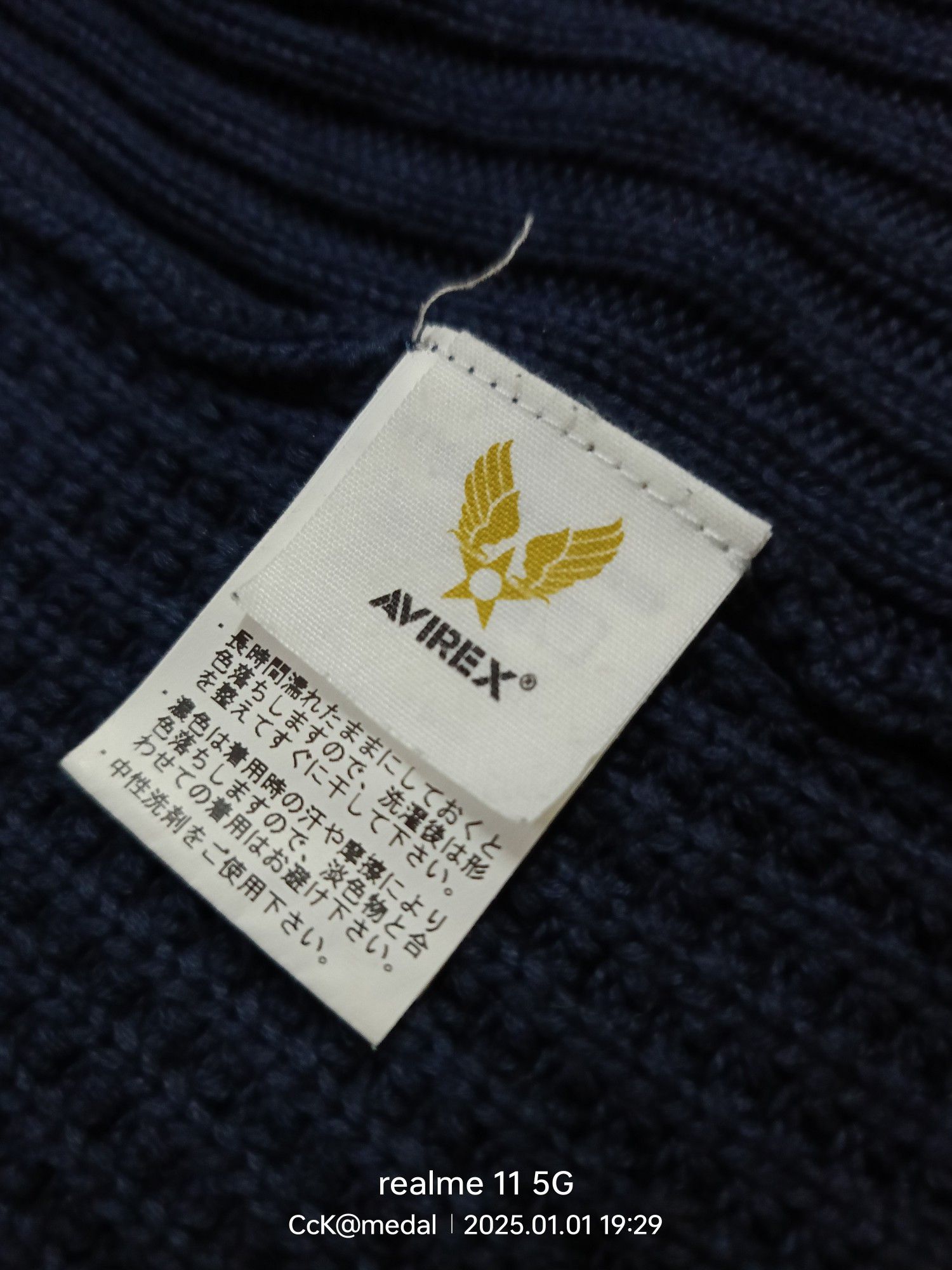 Avirex Avirex USN Wool Sweater Size US M / EU 48-50 / 2 - 7 Thumbnail