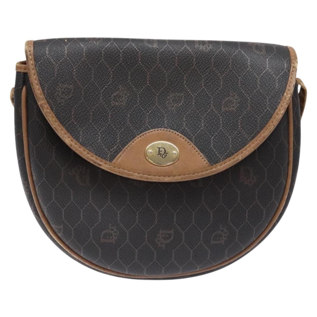 Dior DIOR Honeycomb Canvas Shoulder Bag Pvc Black Gold Size ONE SIZE - 2 Thumbnail