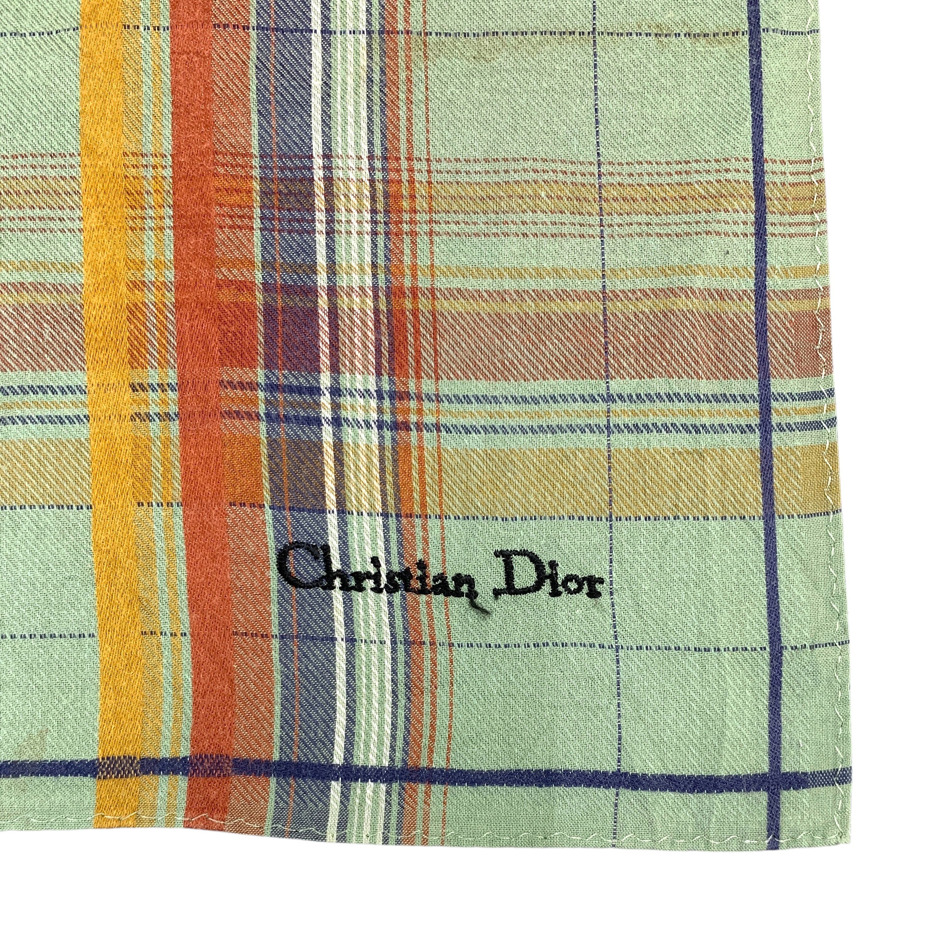 Christian Dior Monsieur × Vintage Vintage Christian Dior Neckerchief/ Handkerchief - HKA911 Size ONE SIZE - 6 Thumbnail
