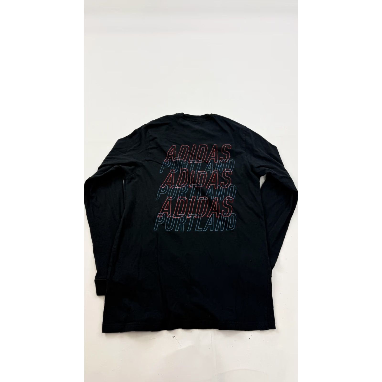 Adidas Adidas Portland Shirt Mens Medium Black Amplifier Long Sleeve Graphic Tee Size US M / EU 48-50 / 2 - 4 Thumbnail