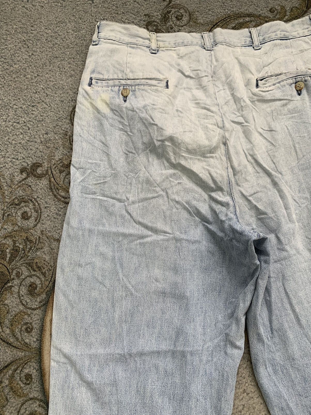 Polo Ralph Lauren Vtg Polo By Ralph Lauren Denim Pant Made in Usa Size US 33 - 11 Thumbnail