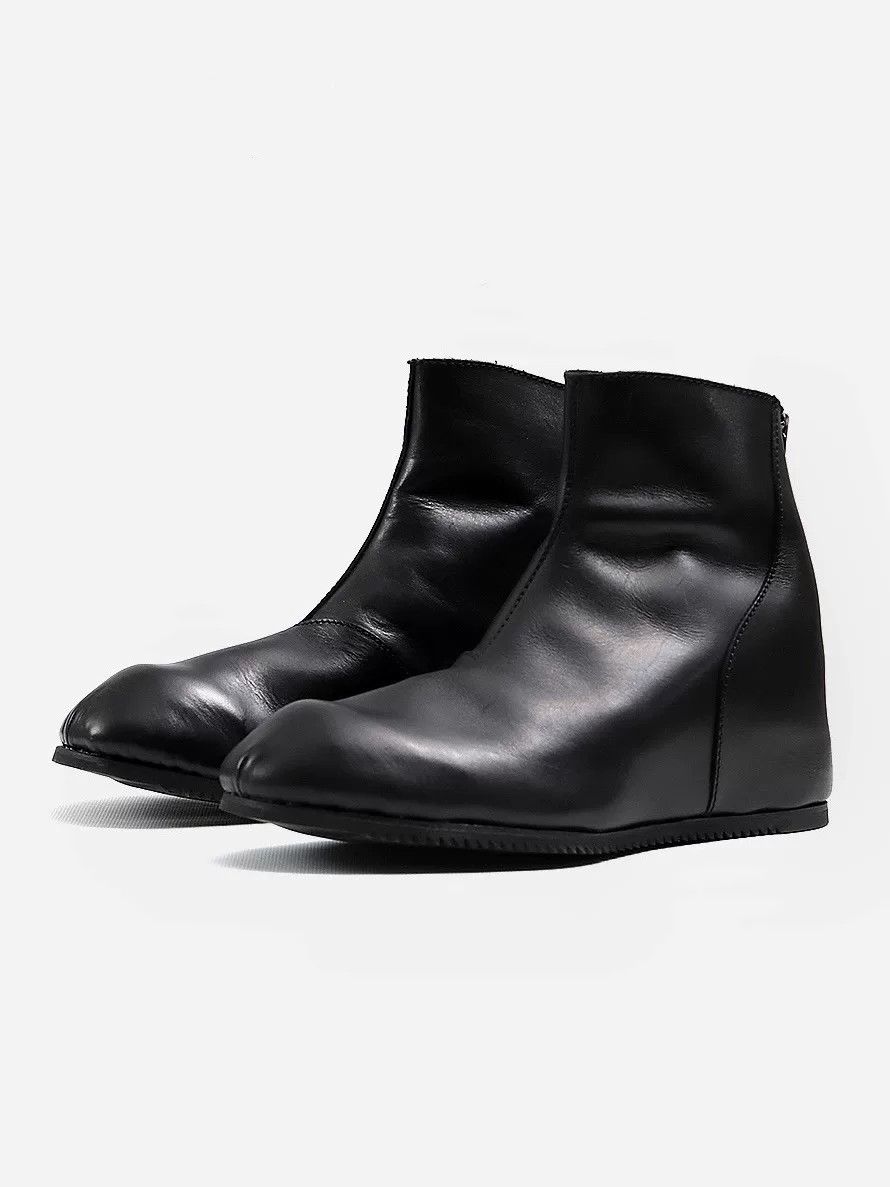 Julius Julius 7 Black Leather Ankle Boots Size US 10 / EU 43 - 1 Thumbnail