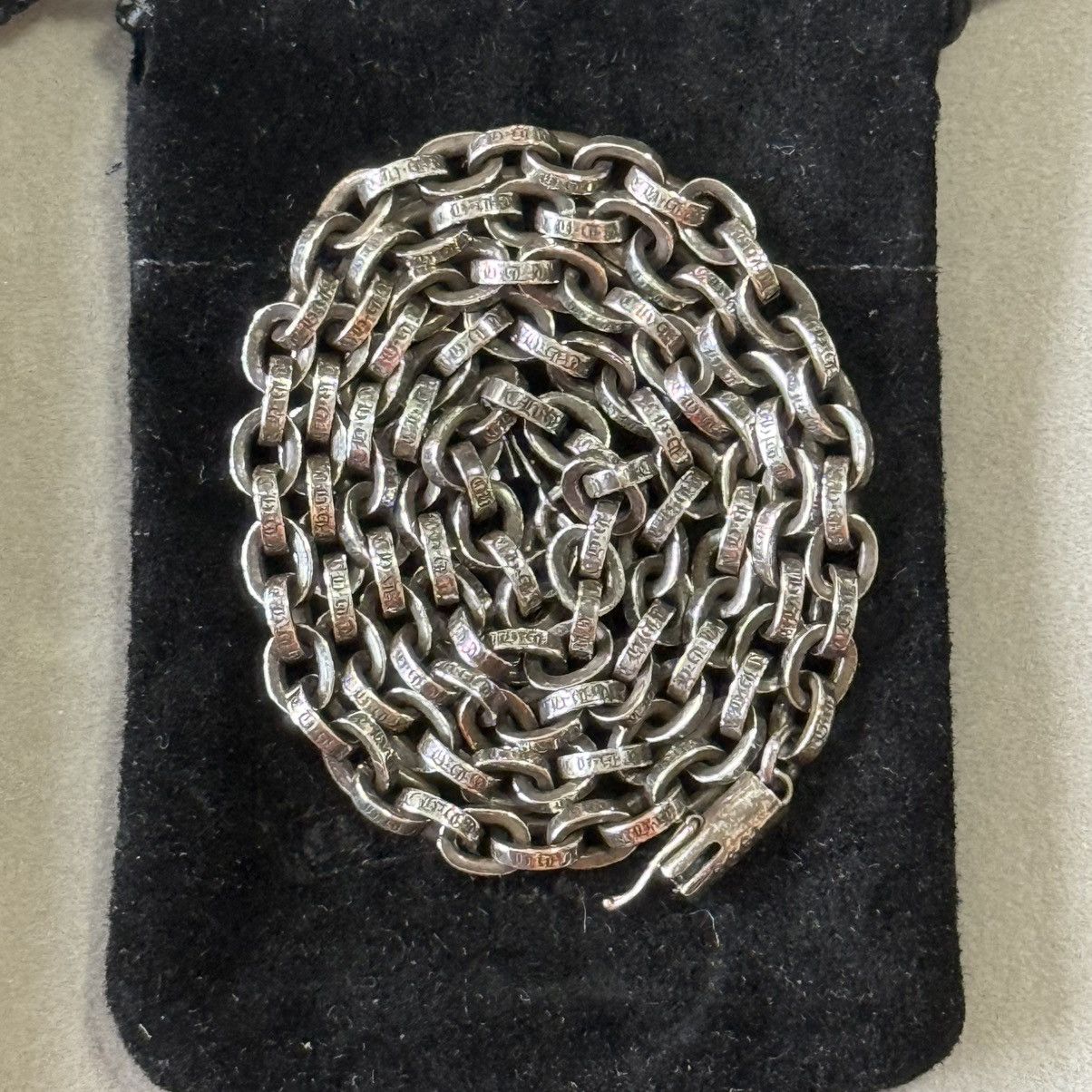 Chrome Hearts PAPER CHAIN 20 Authentic [Chrome Hearts] NECKLACE