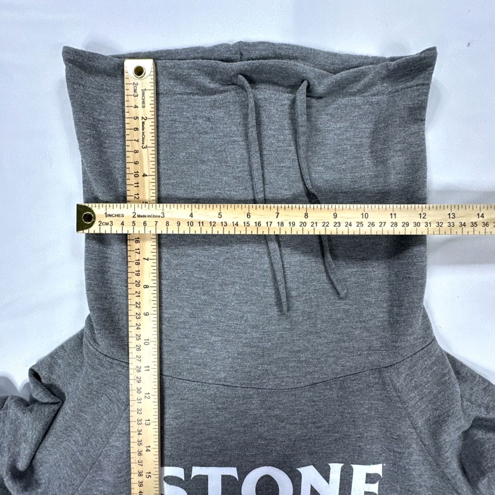 Logo 7 STONE XL Funnel Neck Sweatshirt Stone Logo BeER? Wait. Size XL / US 12-14 / IT 48-50 - 4 Thumbnail