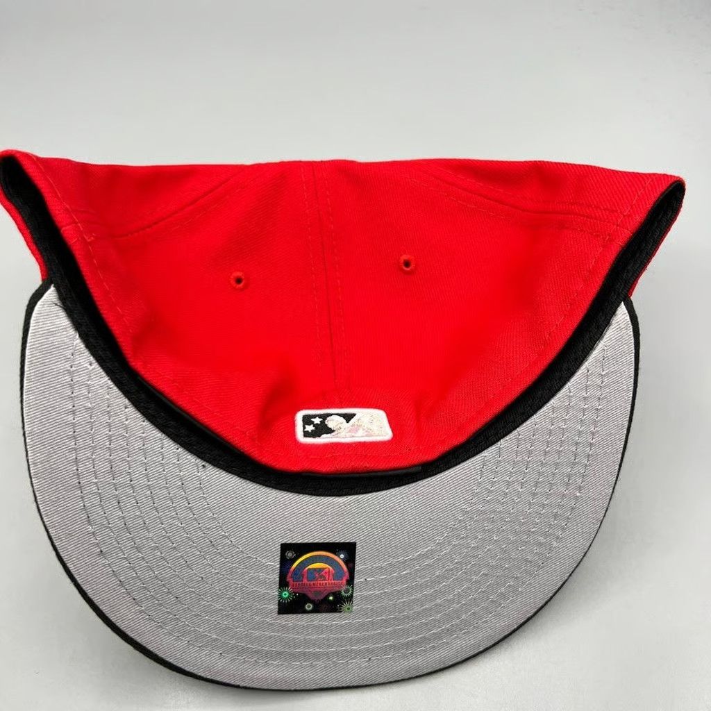 New Era Melbourne Aces Hat Men 7 5/8 59Fifty New Era ABL Fitted Cap Size ONE SIZE - 4 Thumbnail