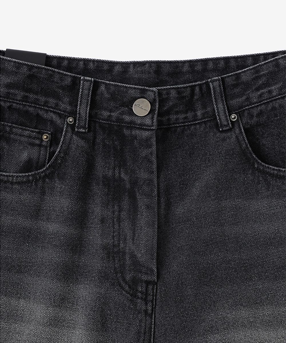 Other Noire Black Cat Wide Denim Size US 34 / EU 50 - 3 Thumbnail