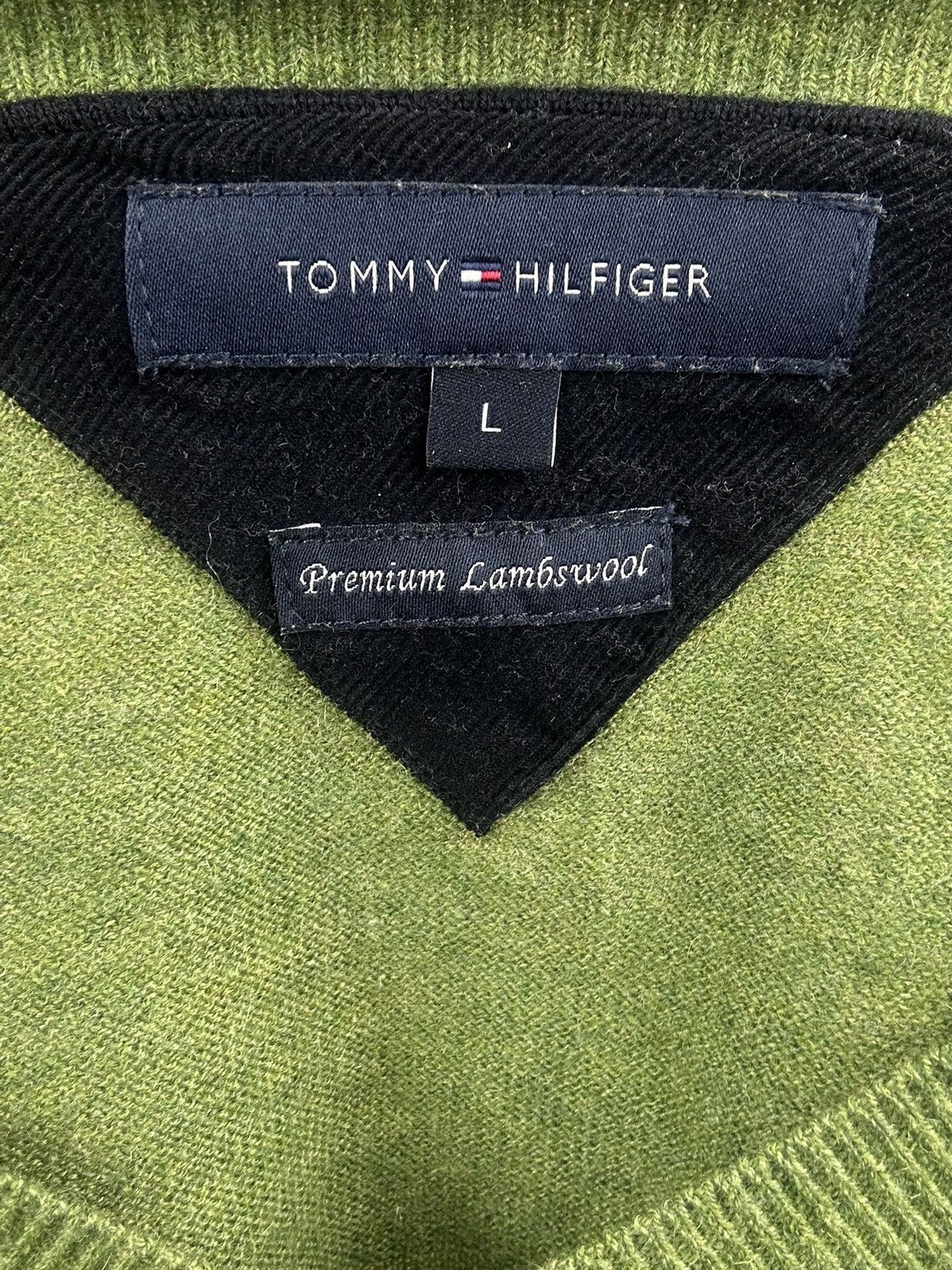 Tommy Hilfiger Green Tommy Hilfiger sweater 100% lambswool wool size L Size US L / EU 52-54 / 3 - 13 Thumbnail