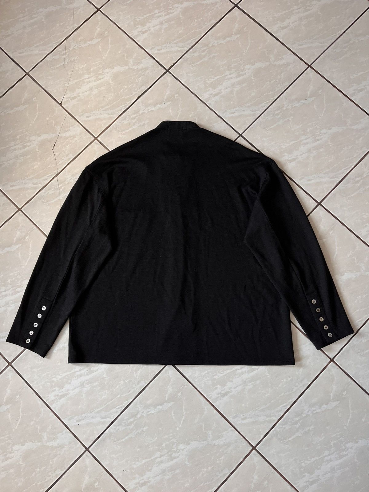 Yohji Yamamoto Yohji Yamamoto Pour Homme Pocket Cardigan Sweater Button up Size US L / EU 52-54 / 3 - 7 Thumbnail