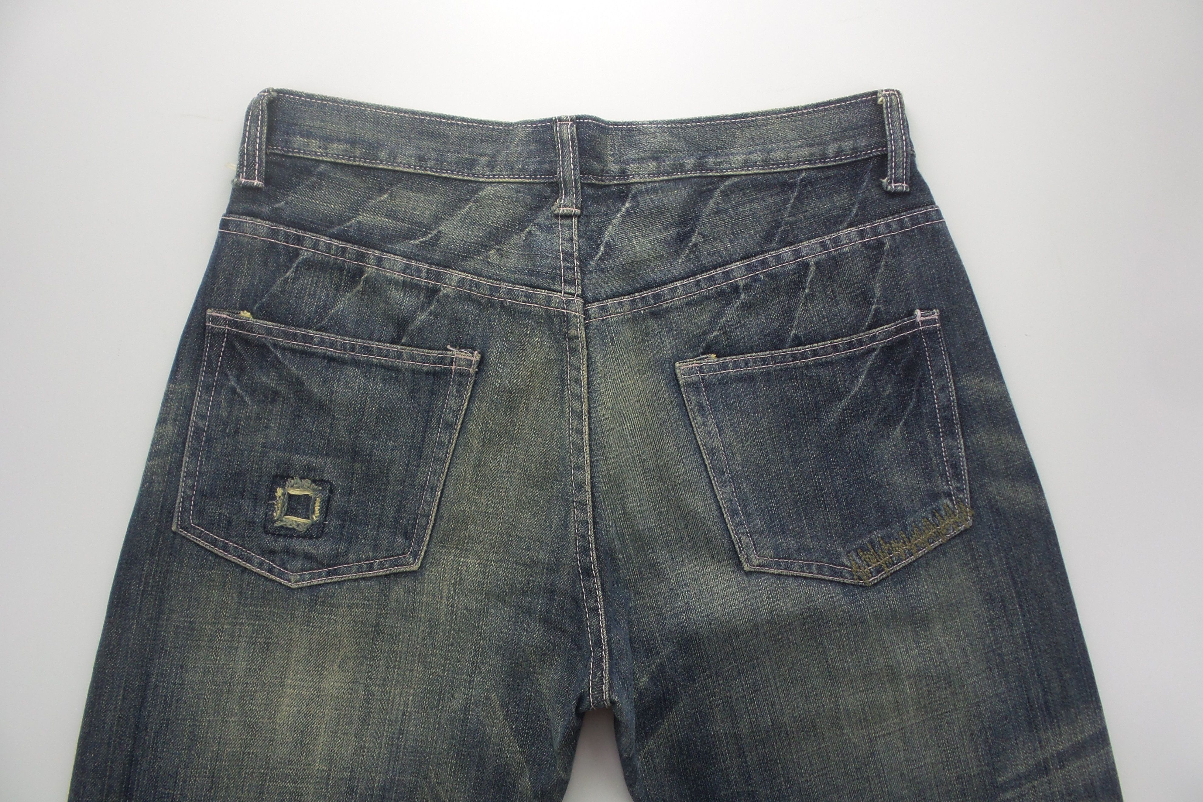 Japanese Brand Artinero Distressed Design Jeans W32xL41 Size US 32 / EU 48 - 9 Thumbnail