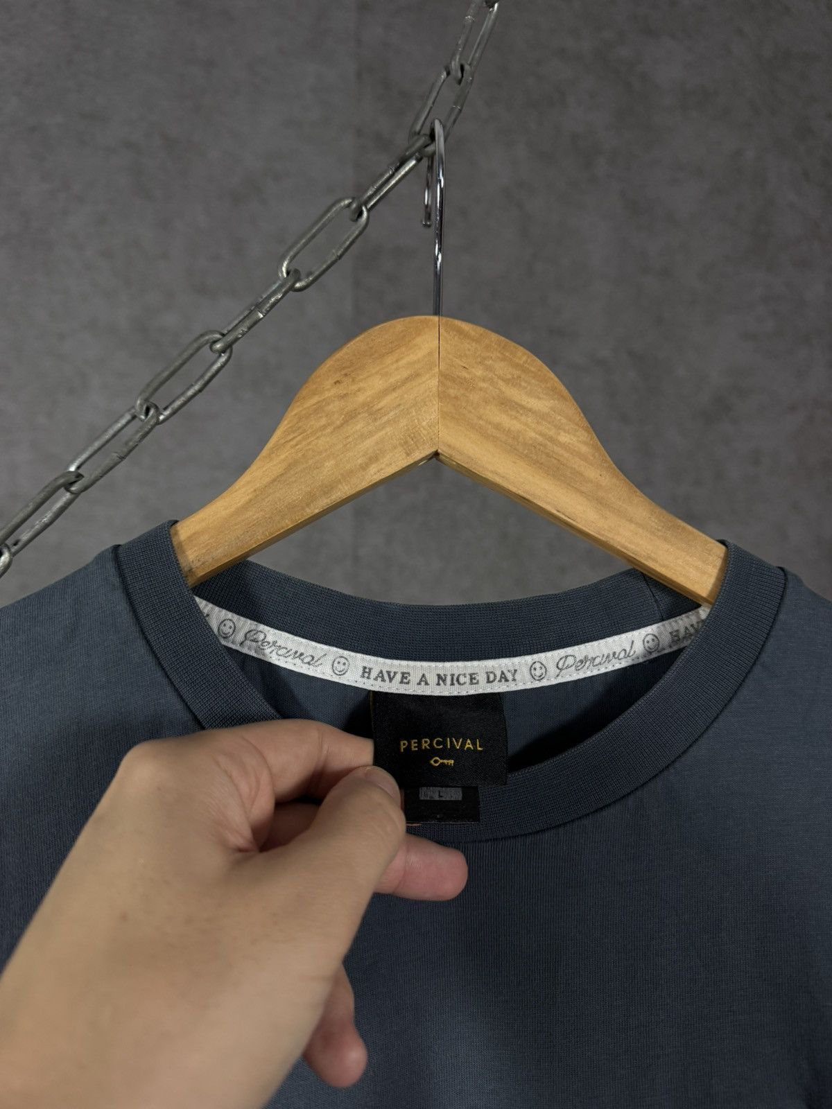 Percival Percival designer logo tee Size US L / EU 52-54 / 3 - 4 Thumbnail