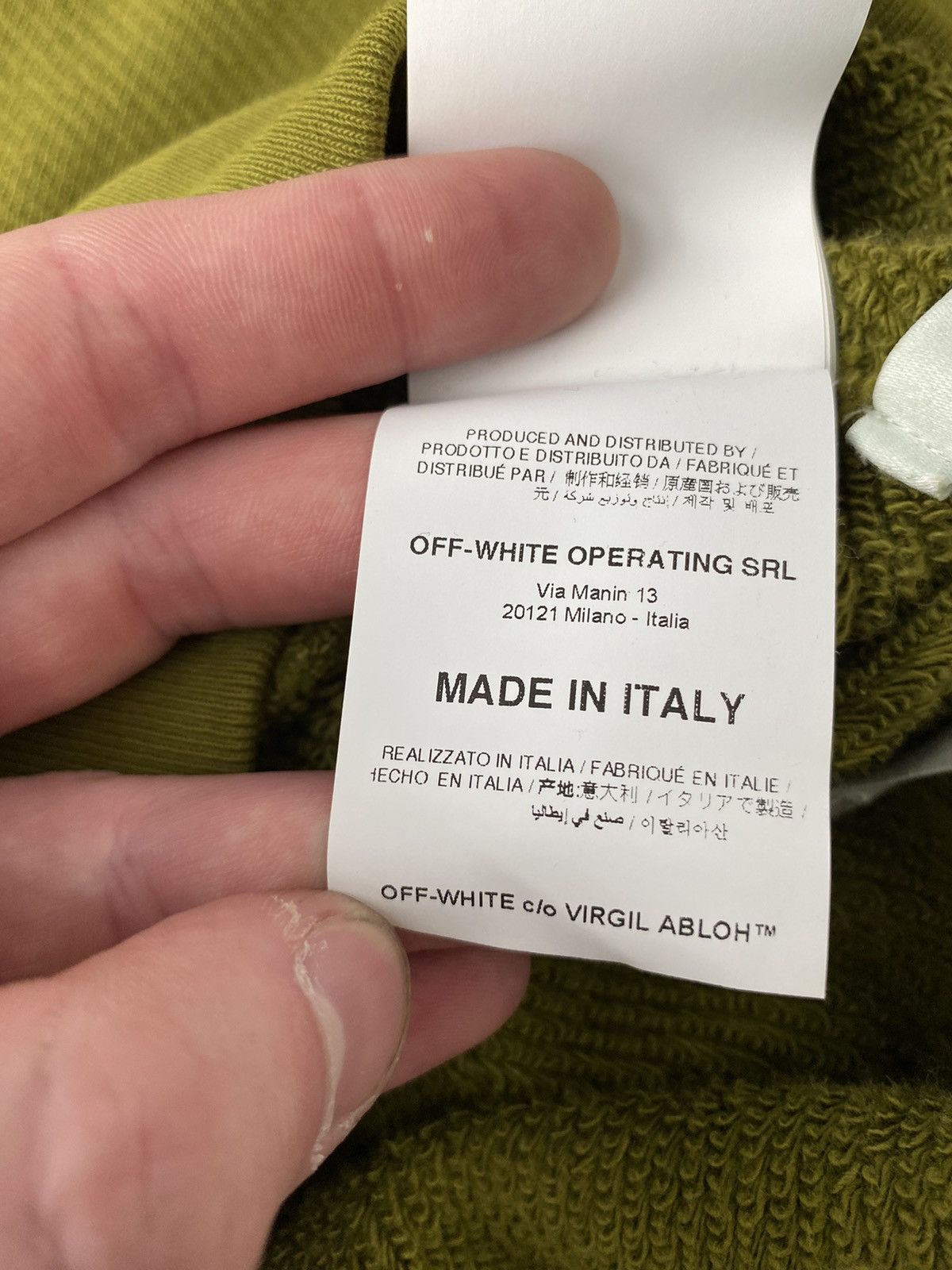 Off-White Off White Sweatshirt Big Logo Size US M / EU 48-50 / 2 - 23 Thumbnail