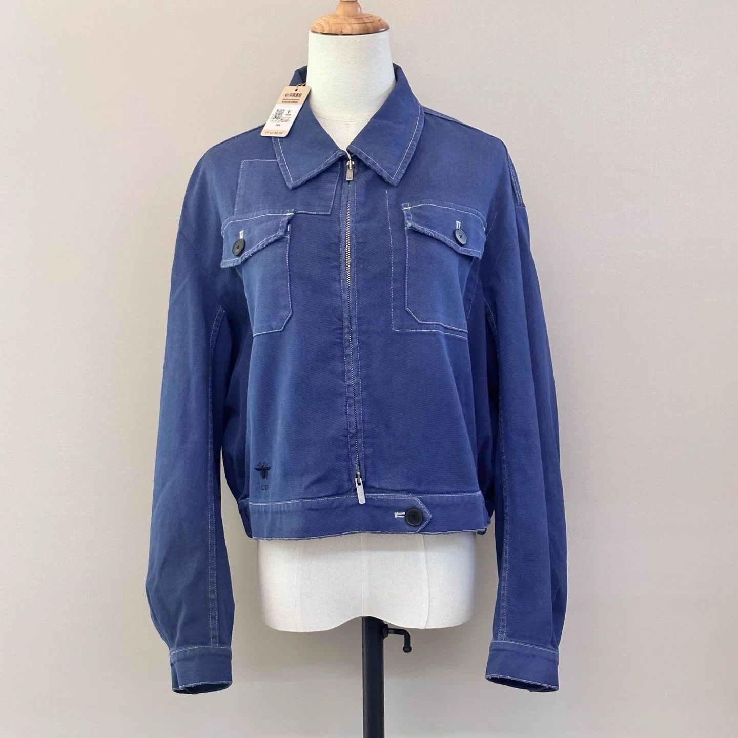 Dior DIOR jacket size 2 with authentic tag 56L 60B 51.5S Size US M / EU 48-50 / 2 - 1 Thumbnail