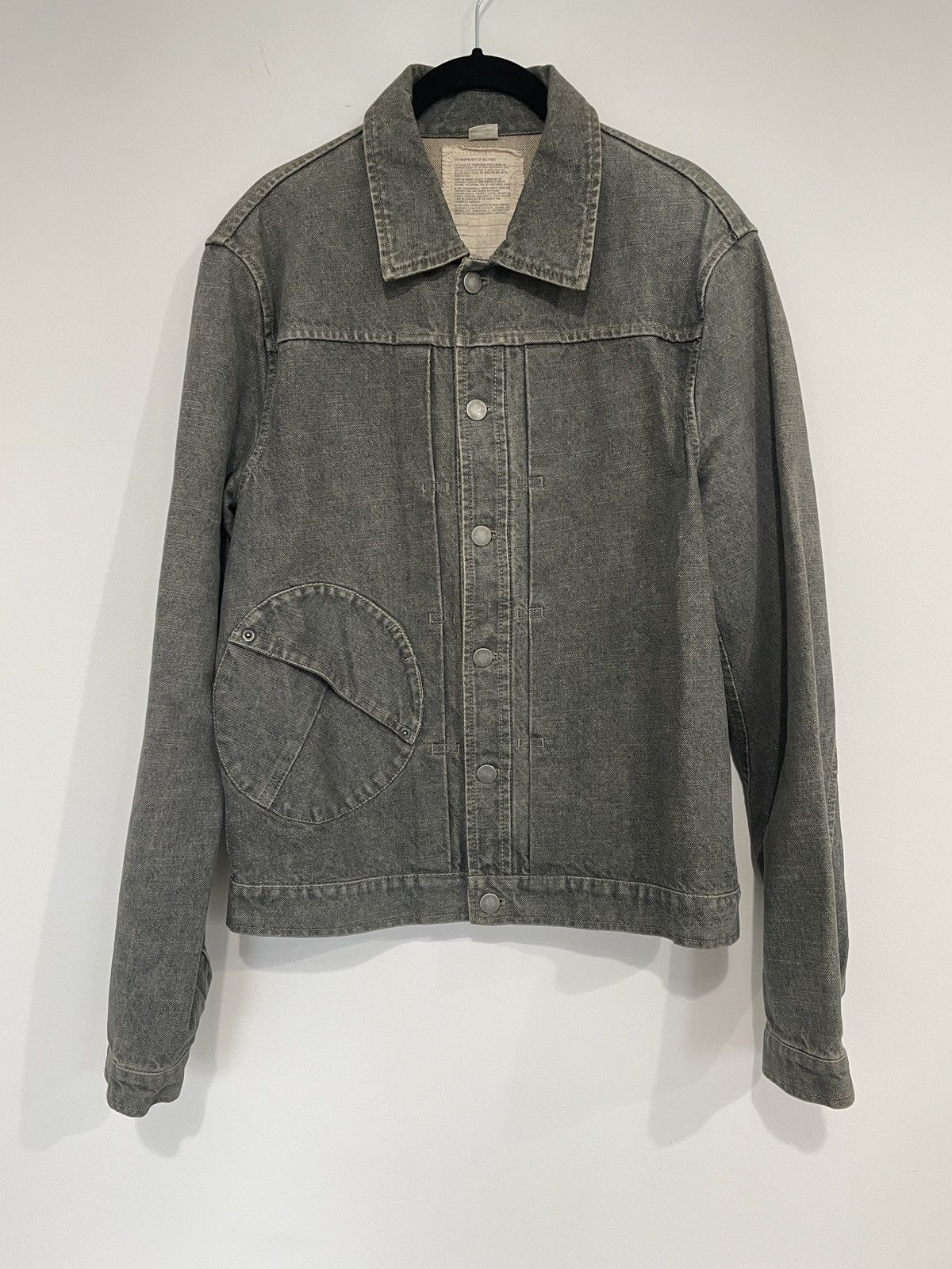 Hussein Chalayan デニムテーラードジャケット Hussein Chalayan CD POCKET DYED DENIM TRUCKER JACKET | Grailed