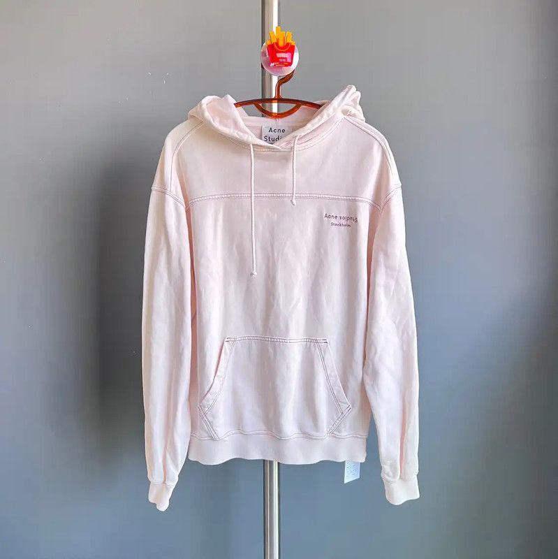 Acne Studios Acne Studios Pink Cotton Women's Hoodie Size XXS / US 00 / IT 34 - 1 Thumbnail