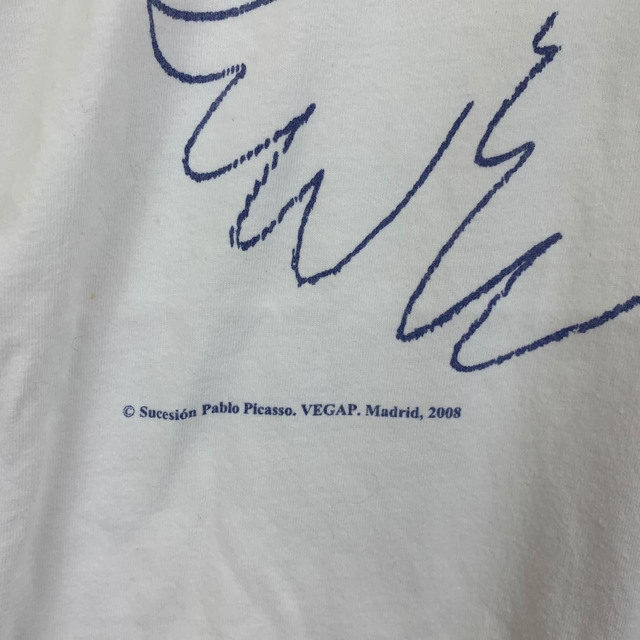 Vintage Vintage PABLO PICASSO Dove Of Peace Art Tee Shirt Size S / US 4 / IT 40 - 6 Thumbnail