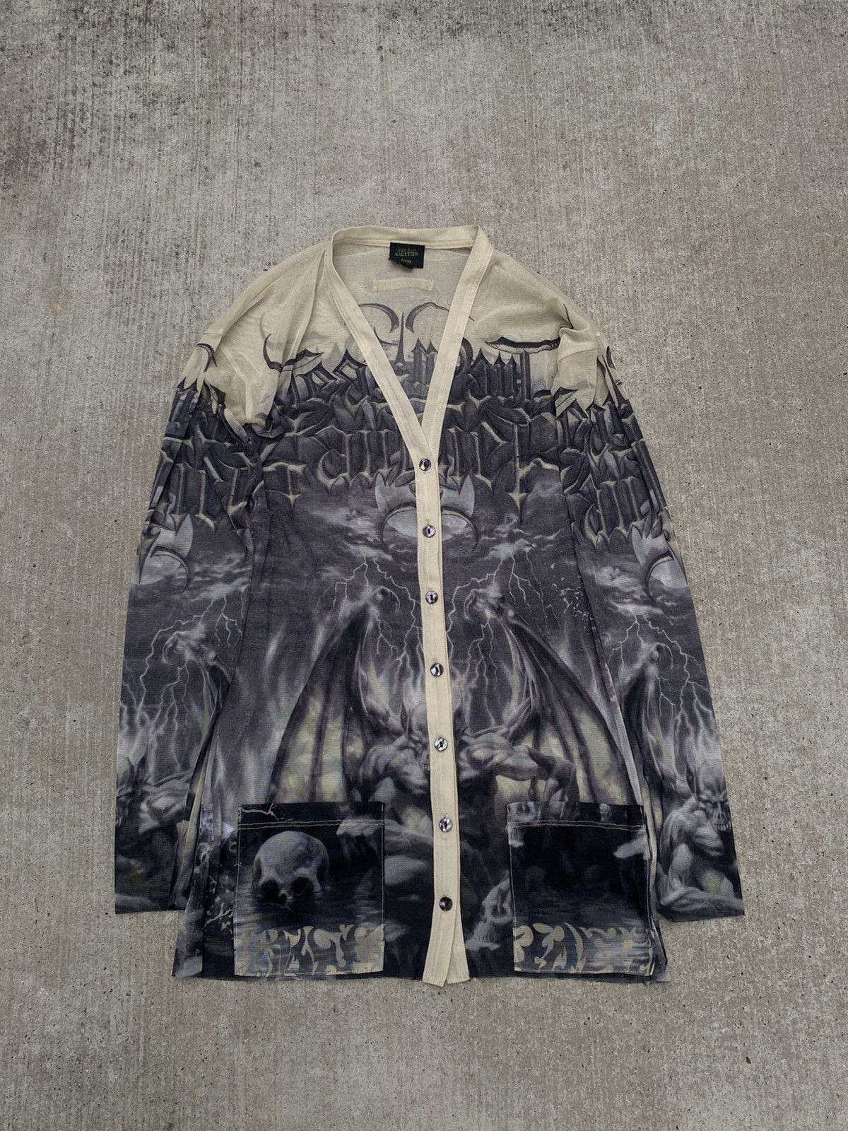 Jean Paul Gaultier Jean Paul gaultier satan mesh button up Size US M / EU 48-50 / 2 - 1 Thumbnail