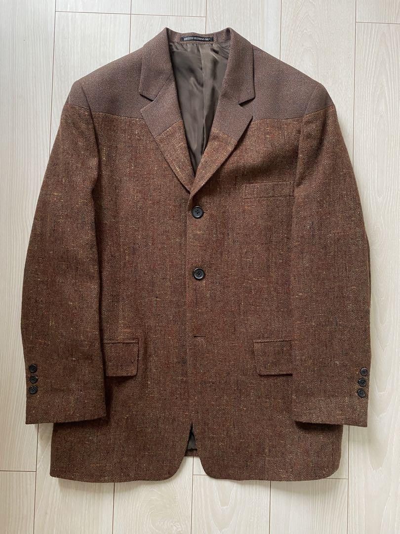 Yohji Yamamoto Yohji Yamamoto 95AW Tweed switching jacket Size US S / EU 44-46 / 1 - 2 Thumbnail
