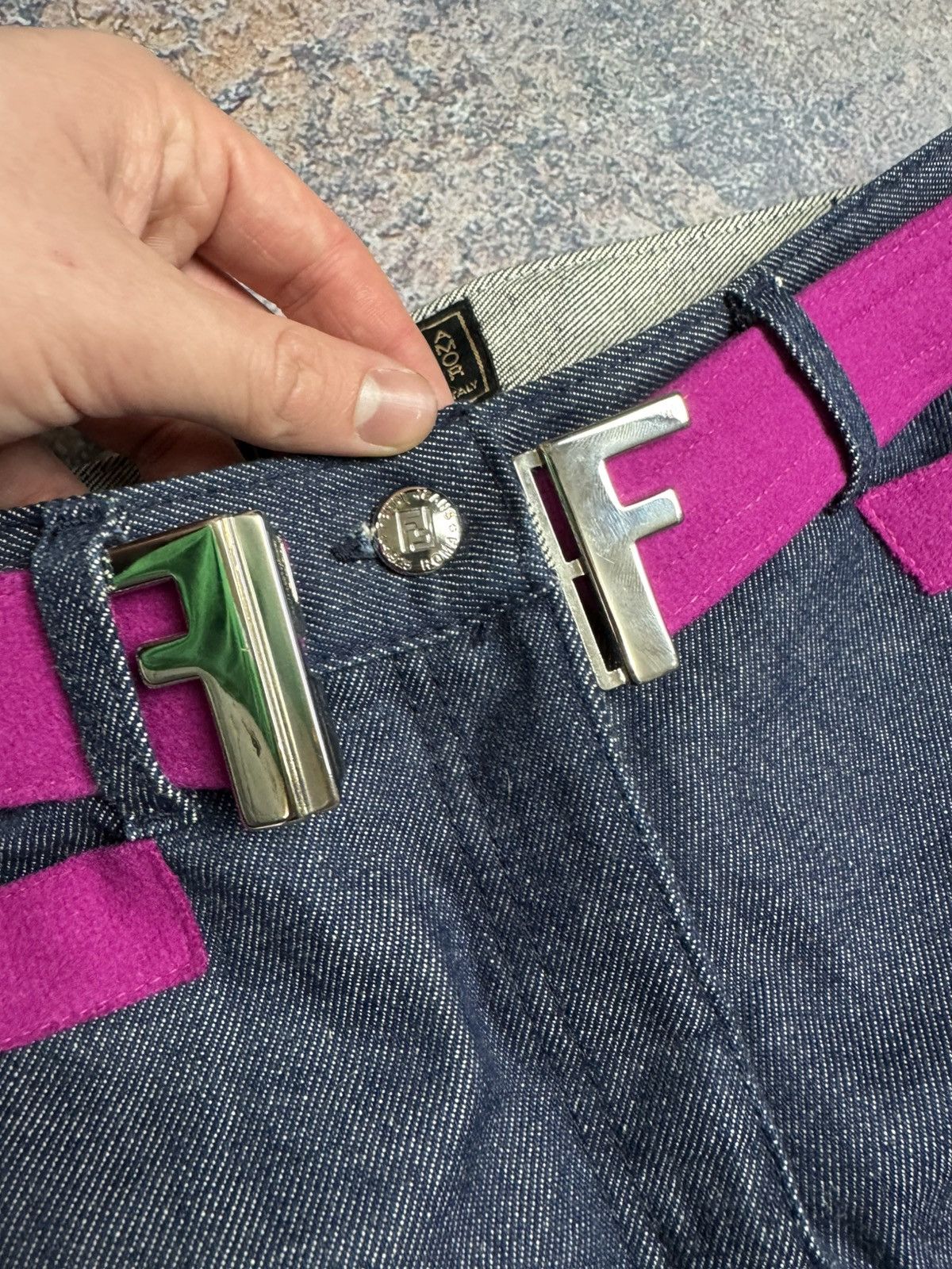Fendi × Vintage Vintage Fendi Jeans Denim Size 26" / US 2 / IT 38 - 6 Thumbnail