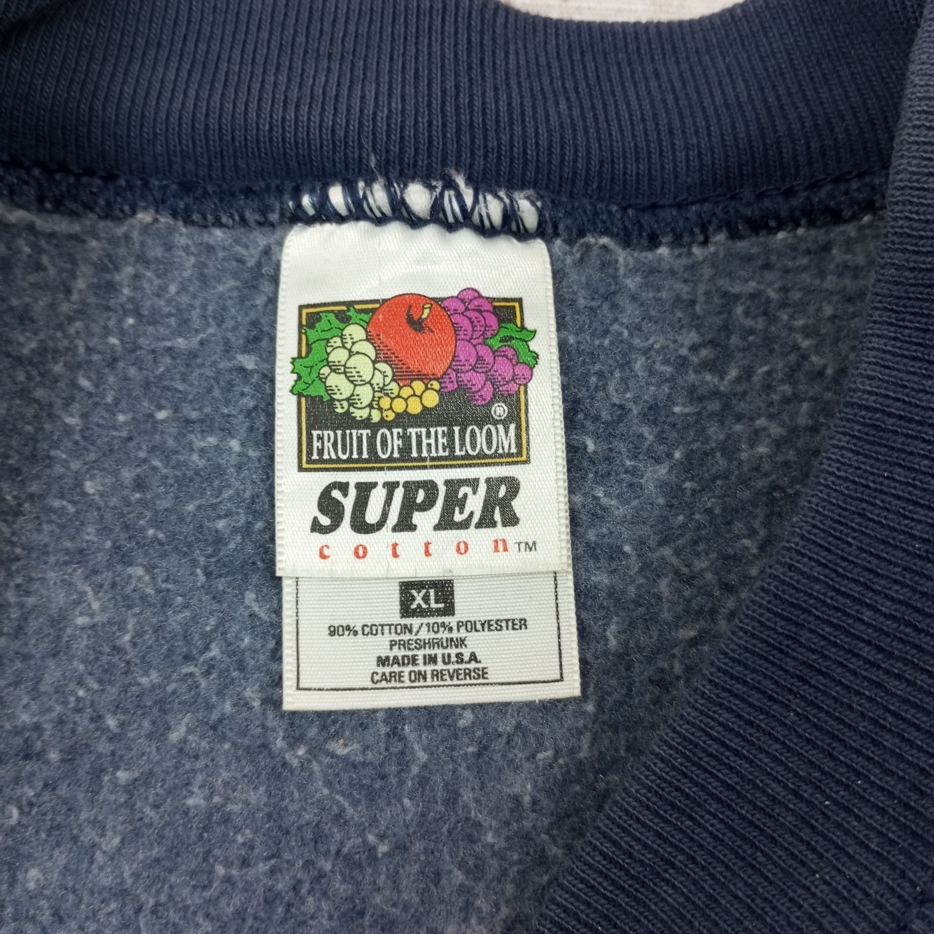 Fruit Of The Loom × Vintage Slam Min Record New York Sweatshirt c221n22 Size US XL / EU 56 / 4 - 6 Thumbnail