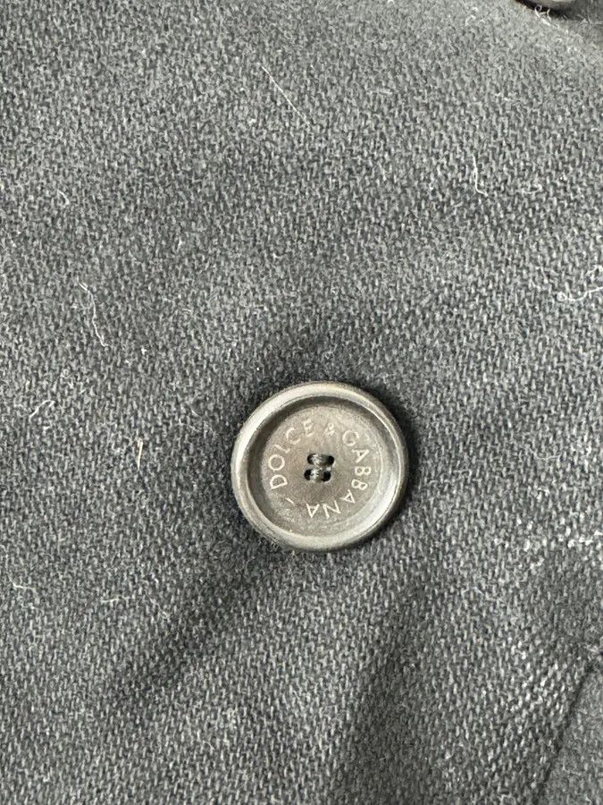 Dolce & Gabbana AW1996 Dolce & Gabbana Black Classy Wool Buttoned Officer Peacoat Jacket Size US M / EU 48-50 / 2 - 9 Thumbnail