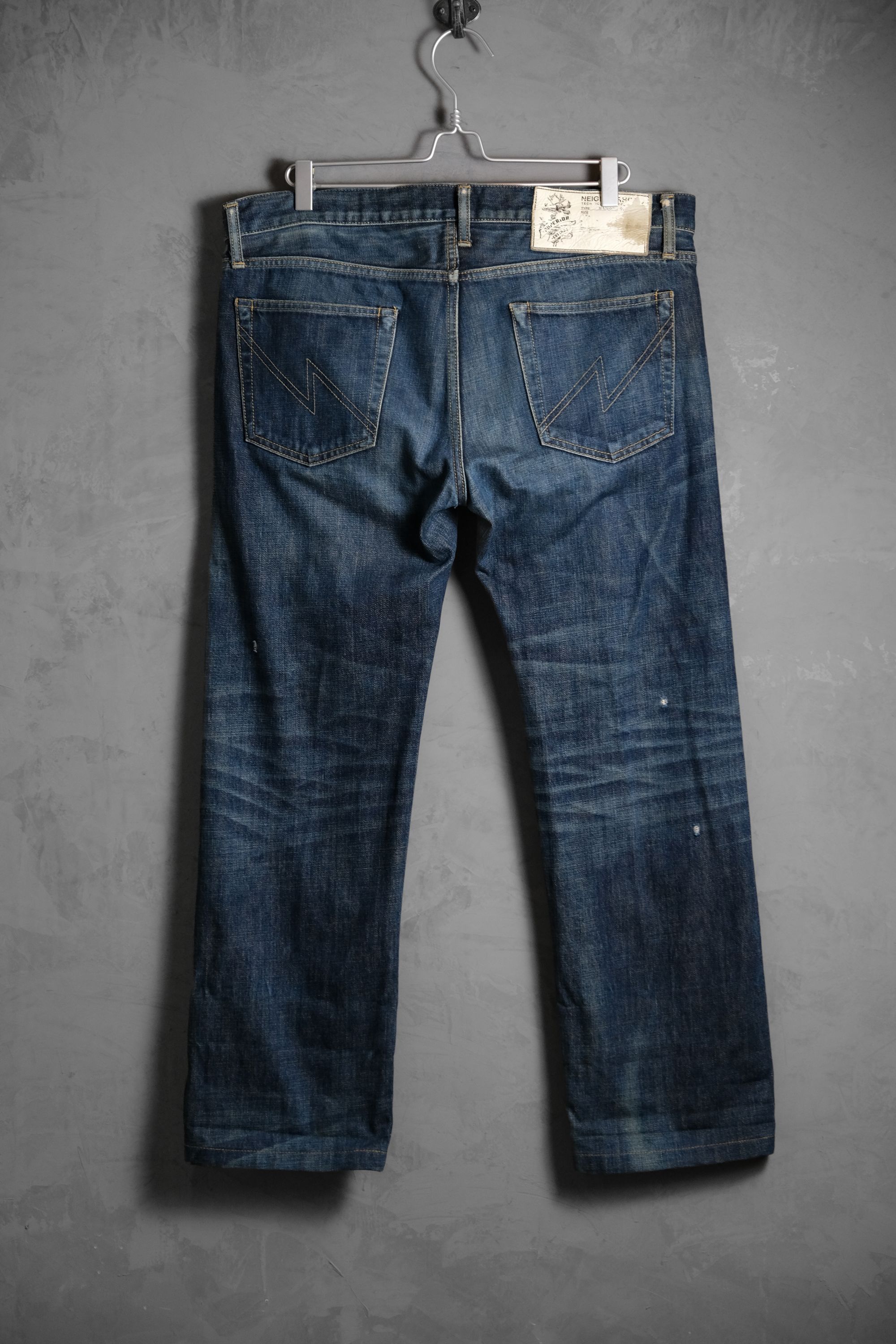 Neighborhood NEIGHBORHOOD 11A/W Washed Narrow Savage Denim Jeans Size US 38 / EU 54 - 5 Thumbnail