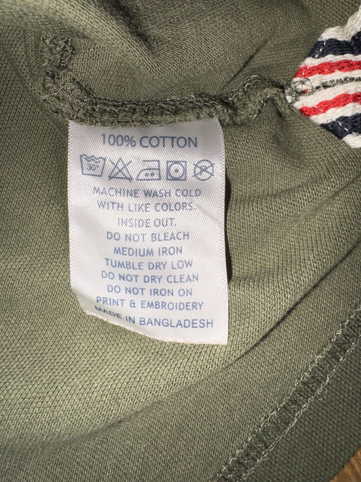 Polo Ralph Lauren U.S.P.A Denim Co. Olive Green Pique Polo Embroidered Crest Size US S / EU 44-46 / 1 - 8 Thumbnail