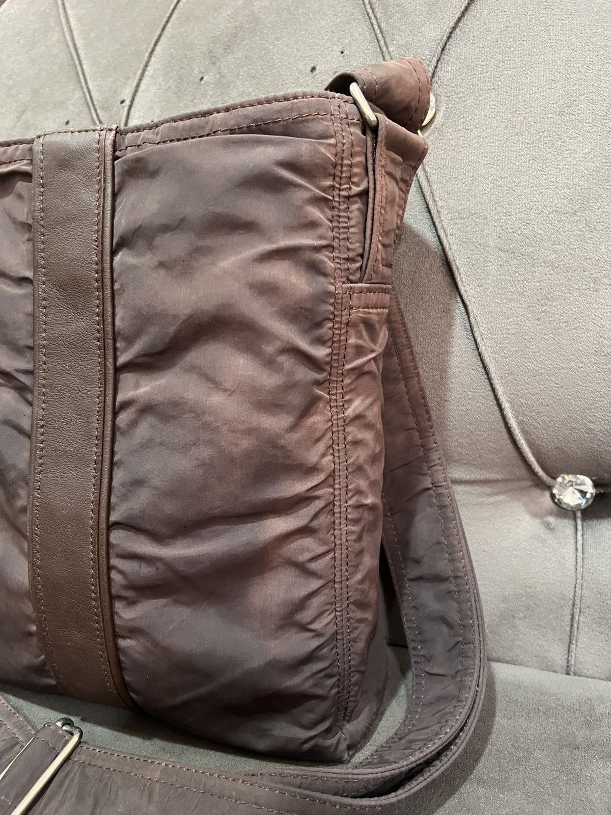 Hermes Auth HERMES Acapulco Bandouliere Shoulder Bag Nylon Brown Size ONE SIZE - 9 Thumbnail