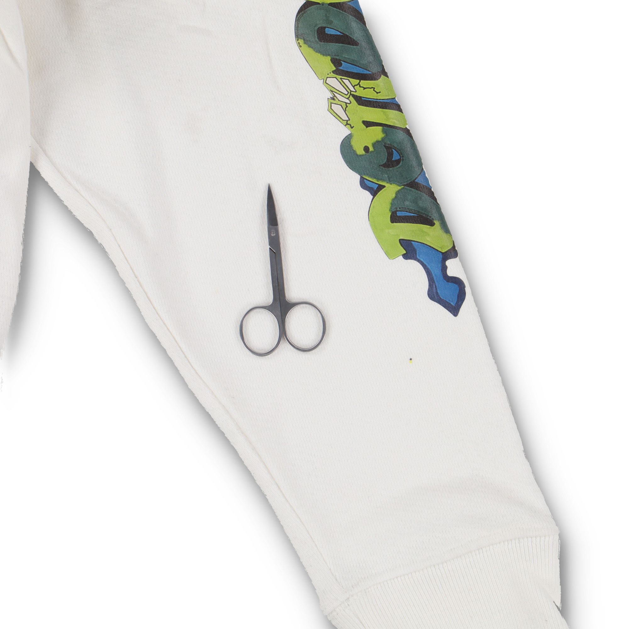 Off-White White Dondi Demon Graffiti Logo Oversized Sweatshirt Size US M / EU 48-50 / 2 - 10 Thumbnail