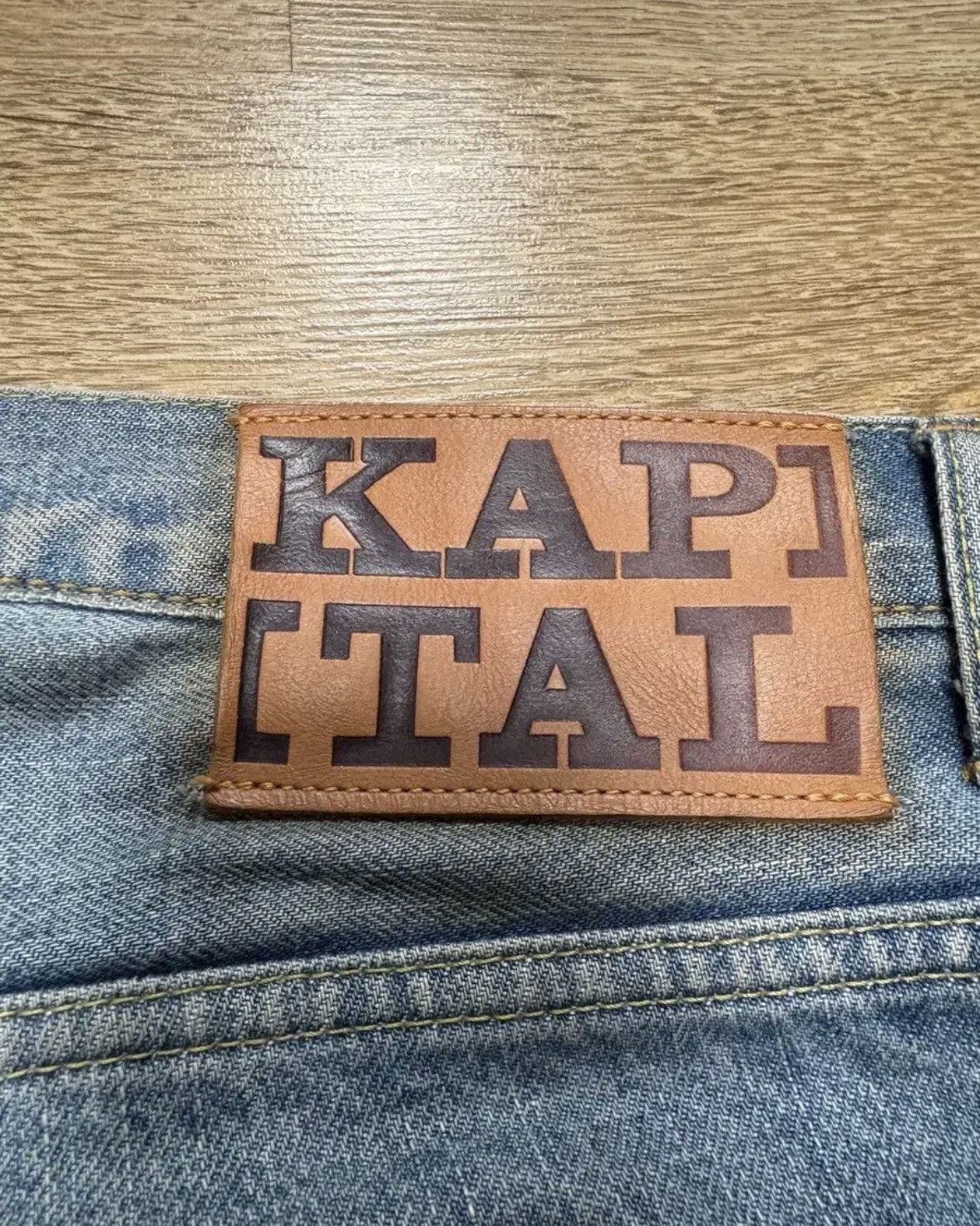 Kapital Kapital Kountry Smiley Gypsy Denim Jeans Size US 36 / EU 52 - 3 Thumbnail