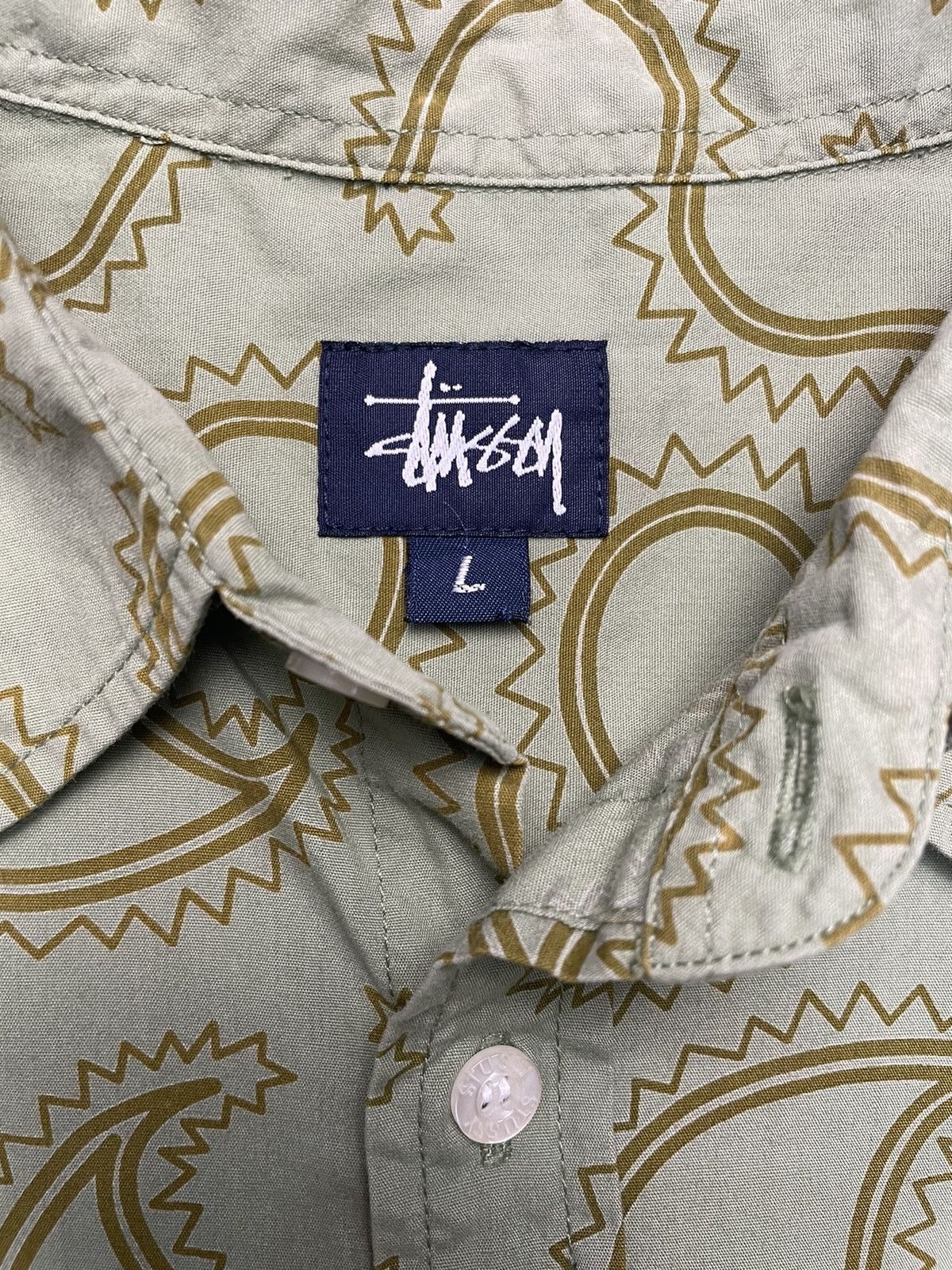 Stussy × Vintage Vintage Stussy Shirt Size US L / EU 52-54 / 3 - 5 Thumbnail