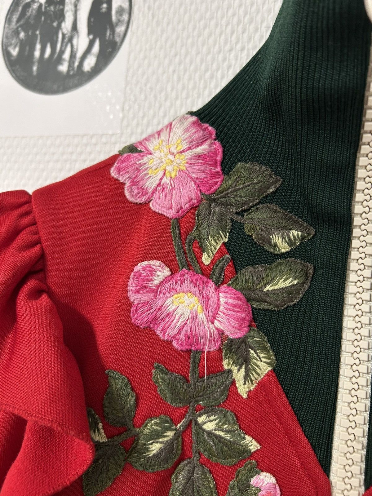Gucci FW2017 Floral Embroidered Zip Jacket Size US XS / EU 42 / 0 - 8 Thumbnail