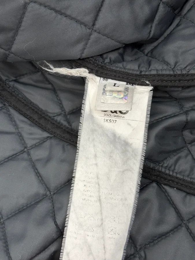 Dolce & Gabbana 2000s Dolce & Gabbana Grey Quilted Puffer Jacket Size US M / EU 48-50 / 2 - 10 Thumbnail