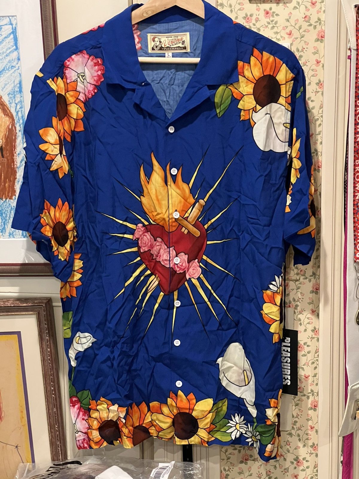 Pleasures Pleasures Gangster Romeo + Juliet Camp Shirt Size US L / EU 52-54 / 3 - 8 Thumbnail