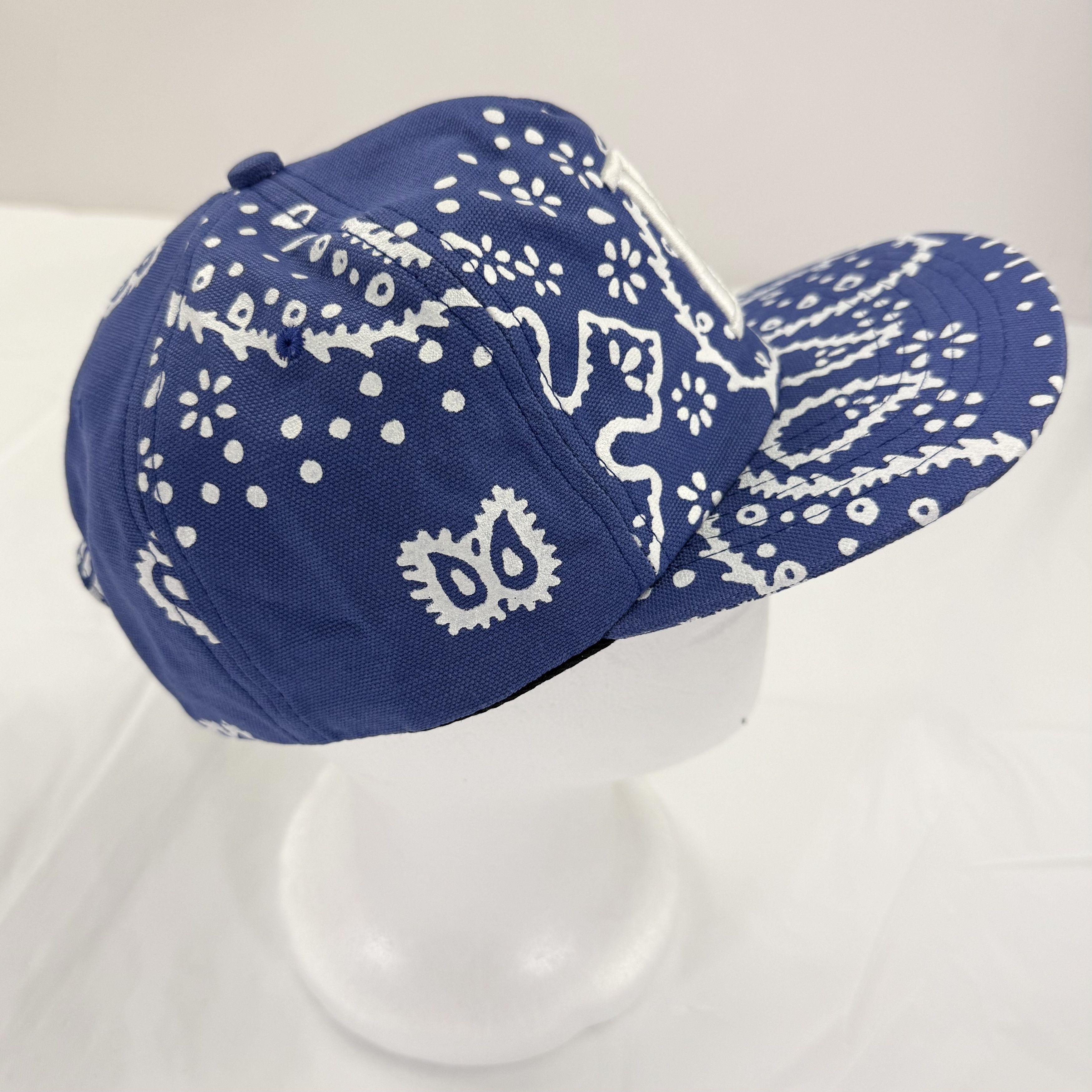 Rhude Rhude Blue Bandana Paisley Snapback Hat One Size Size ONE SIZE - 2 Thumbnail
