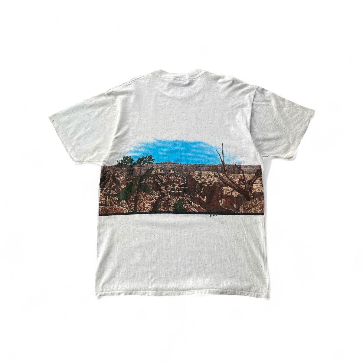 Band Tees × Rap Tees × Vintage 🔥RARE🔥 vintage 1992 grand canyon art nature tee by Oneita Size US XL / EU 56 / 4 - 2 Thumbnail