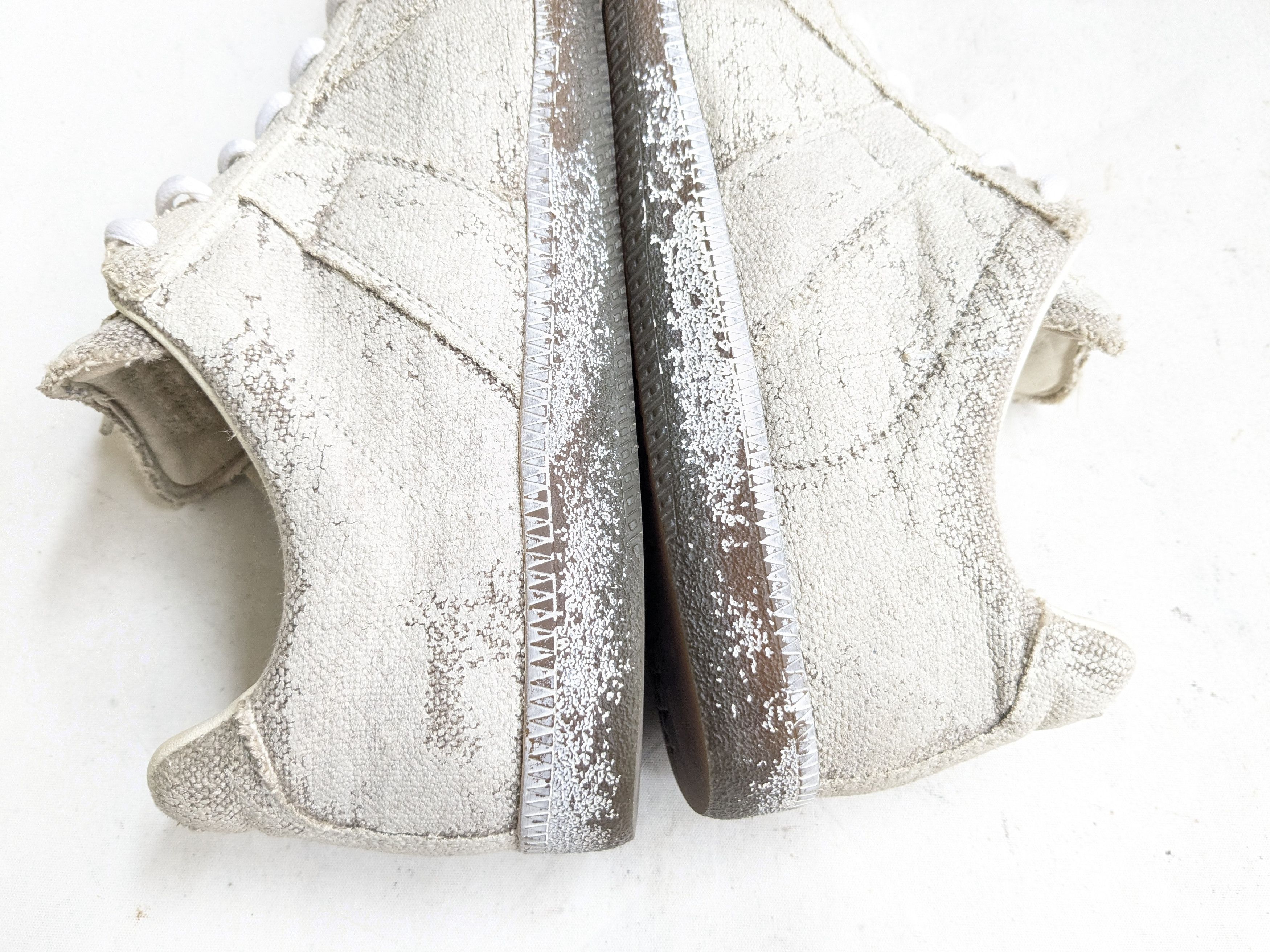 Maison Margiela Maison Margiela GAT Replica White Paint Canvas 9 42 Size US 9 / EU 42 - 10 Thumbnail