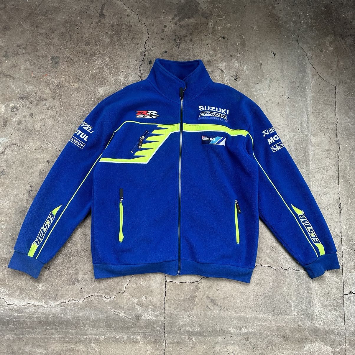 NASCAR Vintage Suzuki Racing Team Japanese Speed Fleece Jacket Size US XL / EU 56 / 4 - 4 Thumbnail