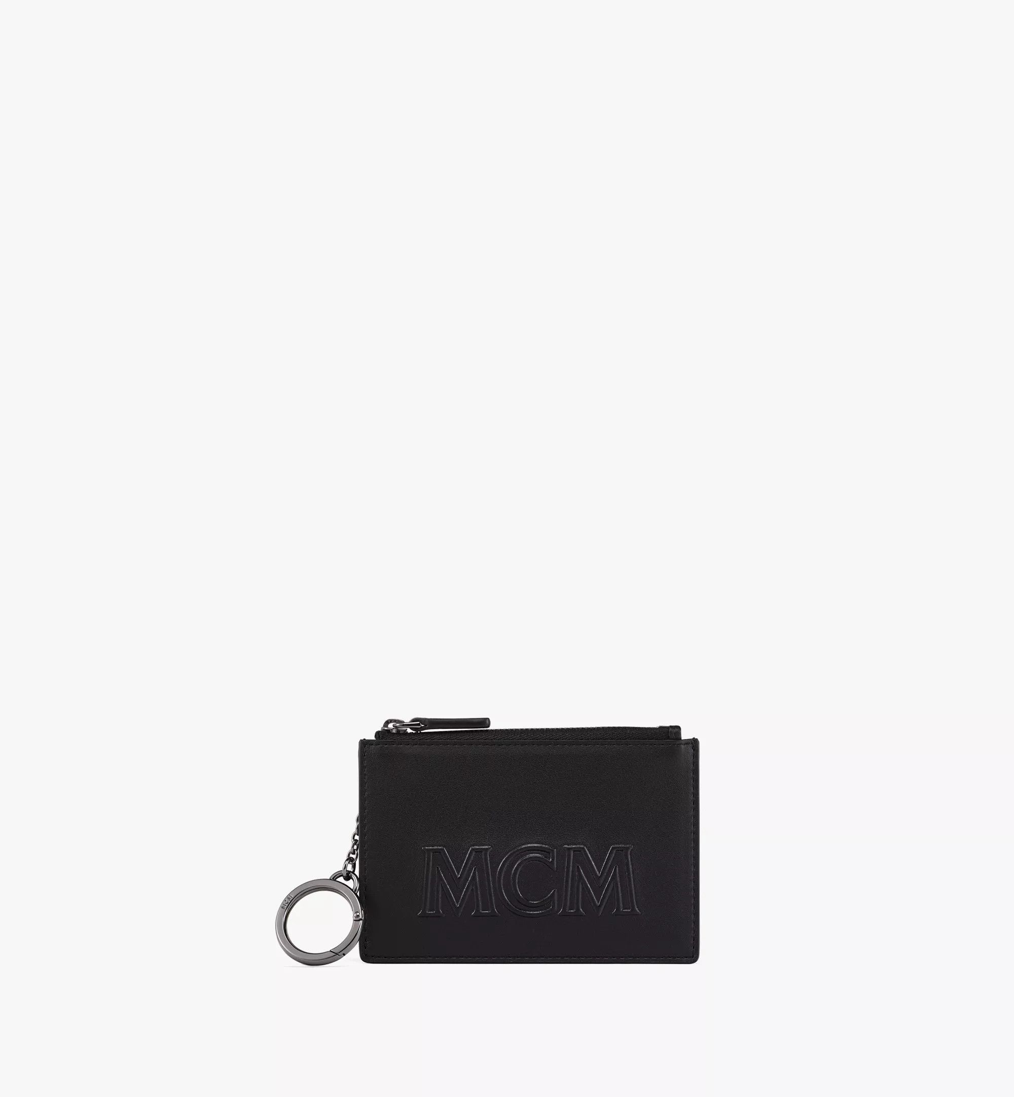 Keychain Pouch Black Mcm Key Pouch Card Case Mcm Keychain Wallet