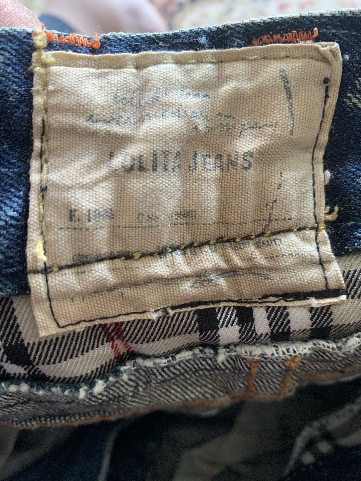 Japanese Brand FLARE LOLITA EMBROIDERY LOW RISE JEANS Size US 33 - 11 Thumbnail