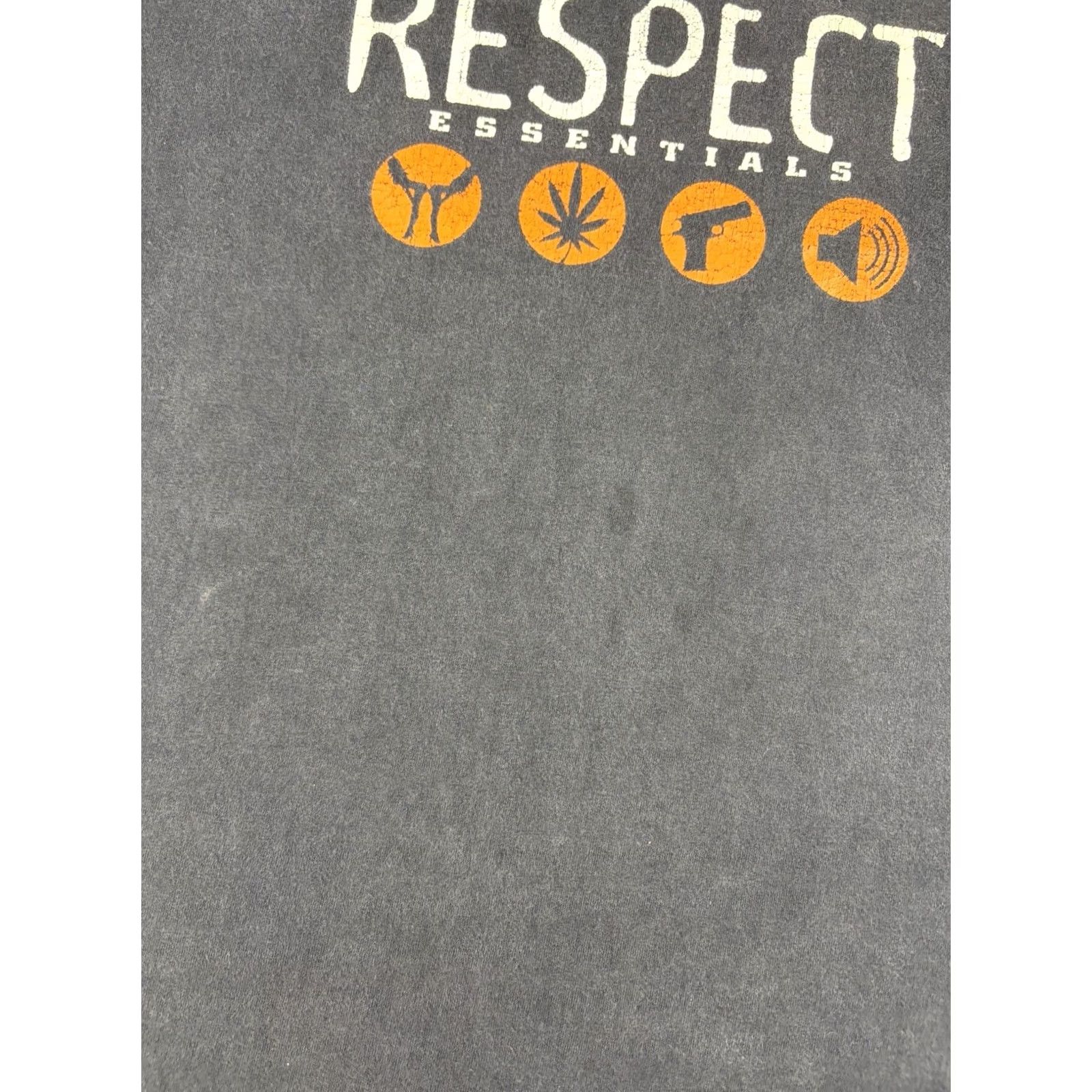 Essentials VINTAGE Respect Essentials T Shirt Men’s XL Black Gun Money Stripper Humor Y2k Mens XL Black Funny T-Shirt Vintage Size US XL / EU 56 / 4 - 3 Thumbnail