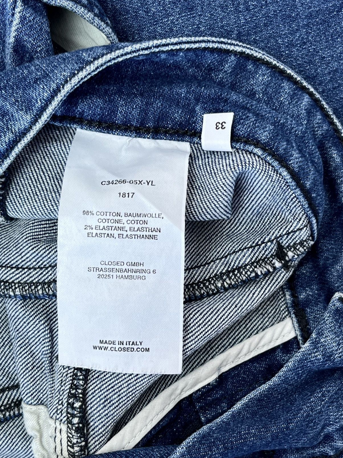 Marithe + Francois Girbaud Closed x Marithe Francois Girbaud Jeans Vintage Denim 90s Size US 33 - 8 Thumbnail